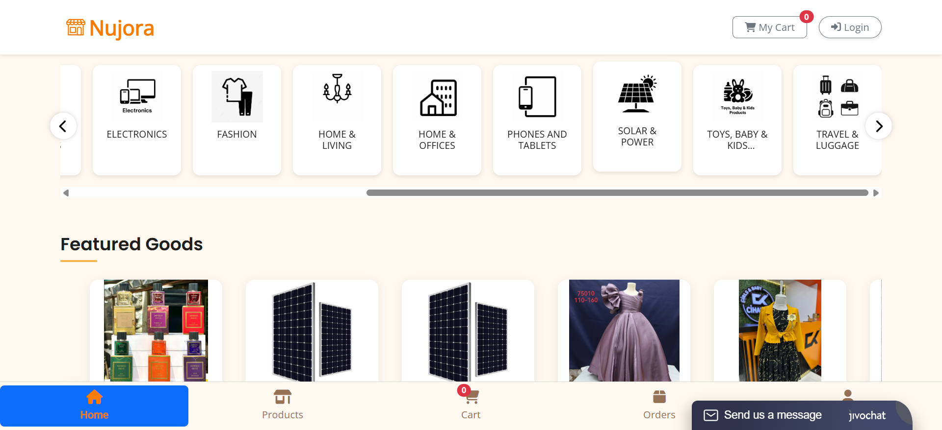 Nujora — Multi-Vendor E-commerce Marketplace — screenshot 2