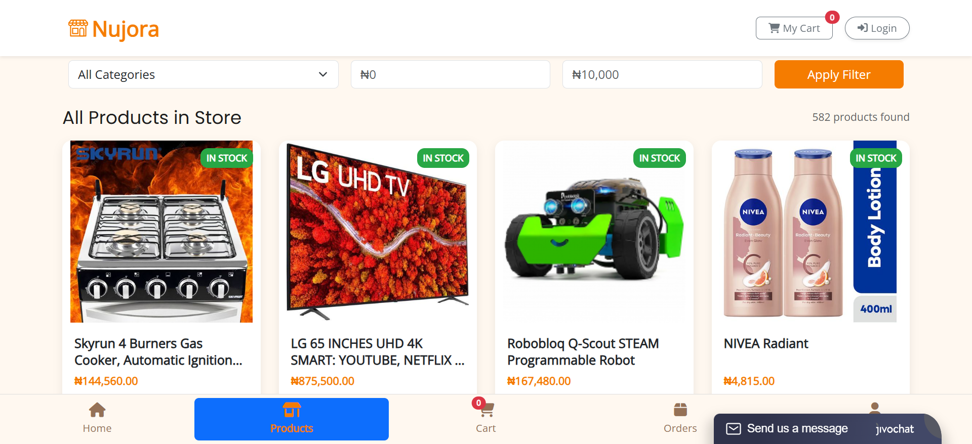 Nujora — Multi-Vendor E-commerce Marketplace — screenshot 3